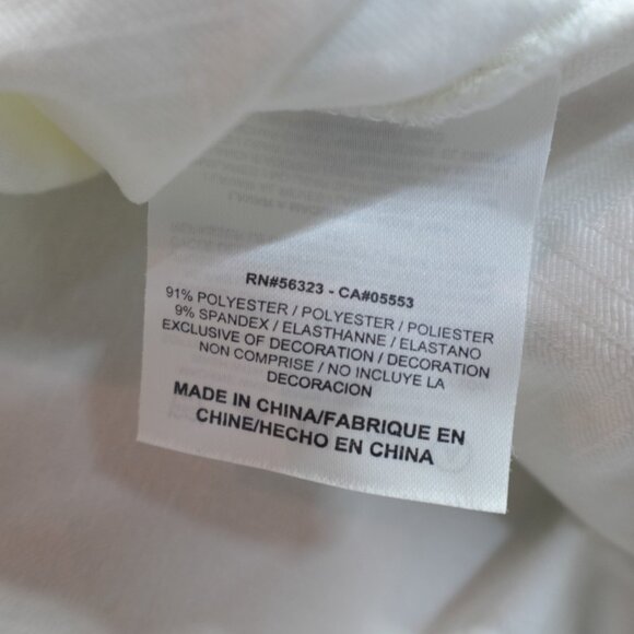 Nike Tiger Woods Polo Shirt Medium White Striped - Picture 5 of 9